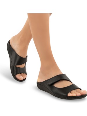 Muya , 31128-SOLENA , Anatomik Taban Dört Mevsim Kadın Günlük Şık Terlik