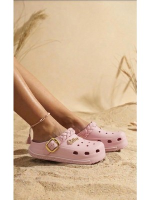 Altın Pabuç Kadın Bahçe, Havuz, Plaj, Hastane Terliği - Yazlık Rahat Kaymaz Taban Günlük Terlik