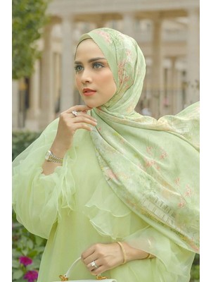 Buttonscarves Parisian Saten Şal - Gazon