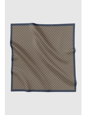Buttonscarves Prism Vual Kare Eşarp - Blue Pea Tea