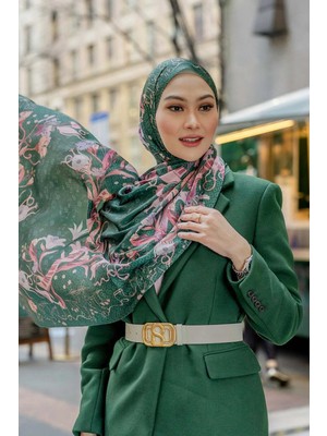 Buttonscarves Nada 2 Saten Şal - Bagpipe