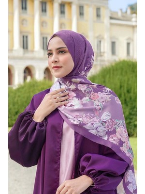 Buttonscarves Farra Saten Şal - Patchouli