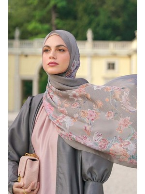 Buttonscarves Farra Saten Şal - Cattail