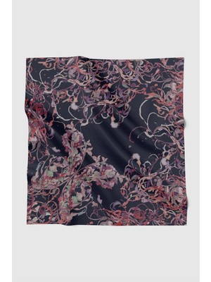 Buttonscarves Velmora Vual Kare Eşarp - Ink