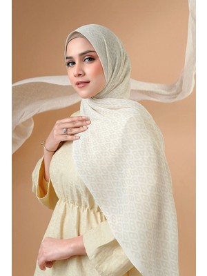 Buttonscarves Tapis Piliseli Şal - Vanilla