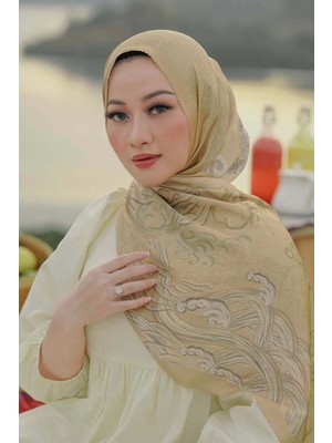Buttonscarves Wave Saten Şal - Sunrise