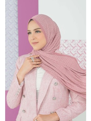 Buttonscarves Bimu Piliseli Şal - Ash Rose
