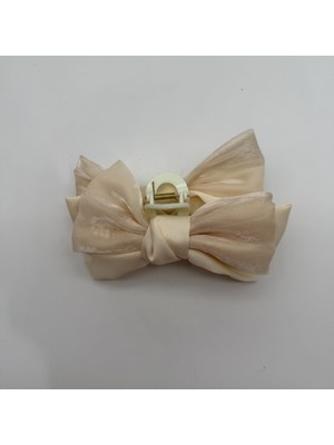 Mare Accessories Inci Dokulu Krem Fiyonk Mandal Toka