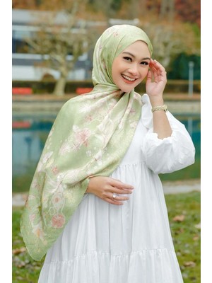 Buttonscarves Nada Saten Şal - Si
