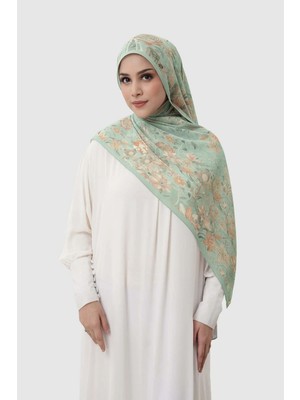 Buttonscarves Dubai Piliseli Şal - Waterfall Mavi