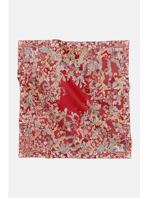 Buttonscarves Royale Grandeur Vual Eşarp - Crimson