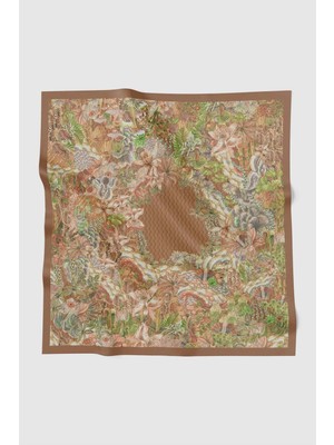 Buttonscarves Forestis Vual Kare Eşarp - Karamel