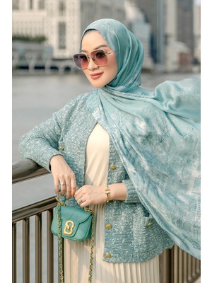 Buttonscarves New York 3 Saten Şal - Upper East Side