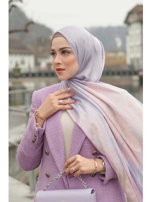 Buttonscarves Iseltwald Saten Şal - Violet