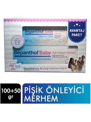 Indispensablely Baby Pişik Kremi Avantaj Paketi 100 gr + 50 gr