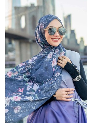 Buttonscarves Nada 2 Saten Şal - Accordion