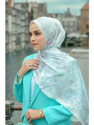 Buttonscarves Journey Saten Şal - Denpasar