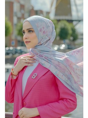 Buttonscarves Journey Saten Şal - Tokyo
