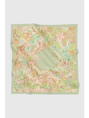 Buttonscarves Forestis Vual Kare Eşarp - Pineleaf