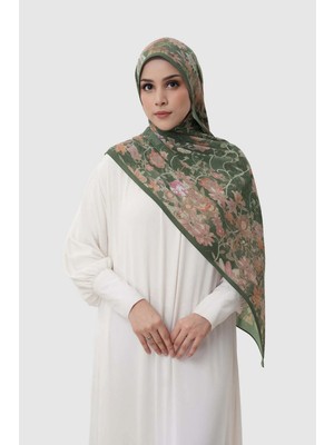 Buttonscarves Dubai Piliseli Şal - Jade Yeşili