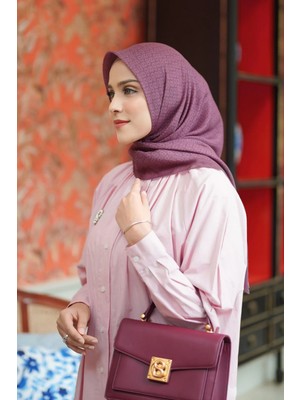 Buttonscarves Tapis Saten Şal - Rosewood