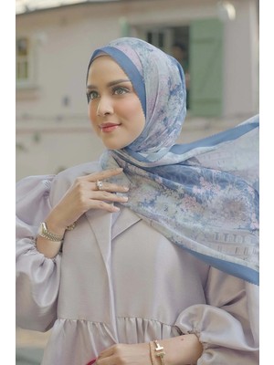 Buttonscarves Parisian Saten Şal - Mer