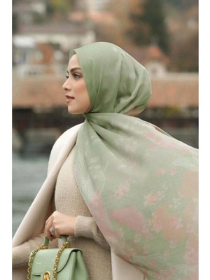 Buttonscarves Iseltwald Saten Şal - Leaves