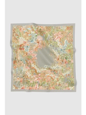 Buttonscarves Forestis Vual Kare Eşarp - Nutmeg