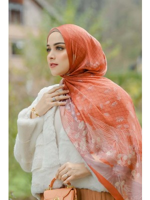 Buttonscarves Iseltwald Saten Şal - Amber