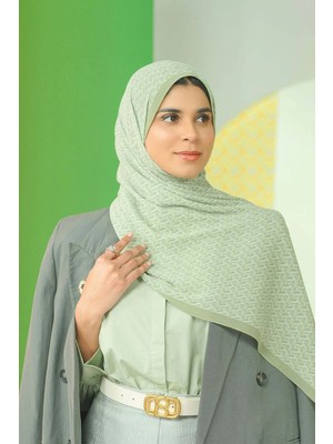Buttonscarves Bimu Piliseli Şal - Fıstık Yeşili