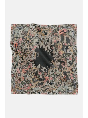 Buttonscarves Royale Grandeur Vual Eşarp - Onyx