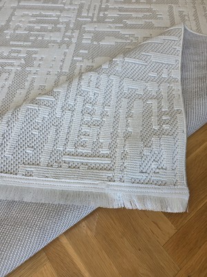 Badelya Home Klas 02 Krem Iskandinav Sisal Bukle Yumuşak  Özel Kesim Salon Koridor Mutfak Halısı Yolluk