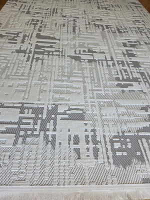 Badelya Home Klas 03 Krem Gri Iskandinav Sisal Bukle Yumuşak  Özel Kesim Salon Koridor Mutfak Halısı Yolluk