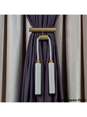 Hayal Dünyası Orta Bağlama Özel Yapım Ip Sargı Perde Bağı Braçol Perde Aksesuarı