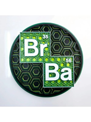North Edge 3D Breaking Bad 3D Duvar Dekoru – Br Ba Tasarım Katmanlı Dizi Temalı Tablo – 18 cm