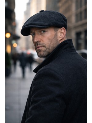 Zee Ingiliz Tarzı David Beckham Model 8 Parça Peaky Blinders Kasket Şapka