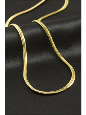 Zenvia Italyan Zincir Çelik Kolye 60 cm