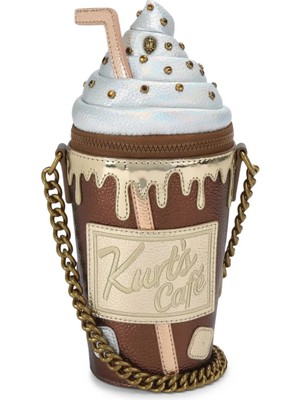 Kurt Geiger Coffee Cup Tasarımlı Kadın Çapraz Çanta
