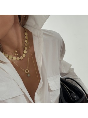 Mute Jewelry Plaka Design Kolye