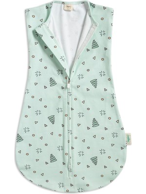 Zuppers Organik Pamuk Bebek Kundak Uyku Tulumu 0.3 Tog - Minty