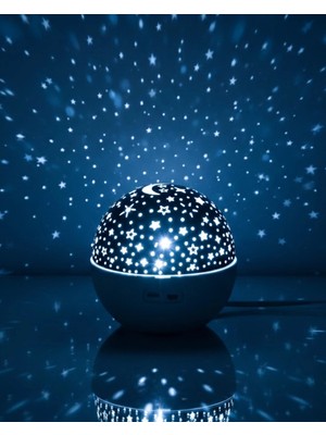 MegaSepet Mey Ithalat® Çocuk ve Yetişkinler Için Yıldız Projektör Gece Işığı
