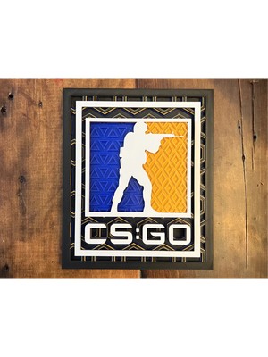 North Edge 3D Counter Strike Csgo Duvar Dekoru | 3D Baskı Oyun Odası & Gamer Dekorasyonu