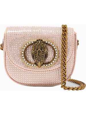 Kurt Geiger Micro Chelsea Saddle Lüks Tasarım Deri Kadın Çapraz Çanta