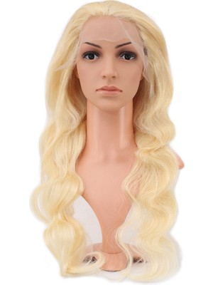 Sb Shopping Gerçek Front Lace Dalgalı Platin Tül Peruk / 70/75CM