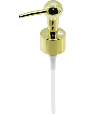 Hobilinka Lüx Top Başlı Gold Sıvı Sabun  Pompası  Plastik  Hortum=11.7cm (4887)