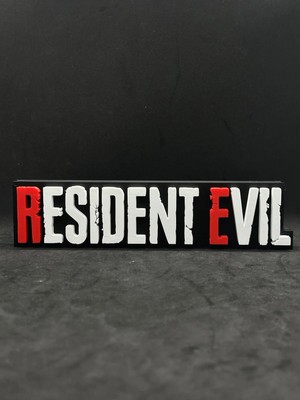 North Edge 3D Resident Evil Temalı Duvar Dekoru - Oyuncu Odası Tablosu - 20 x 17,5 x 1,5 cm