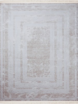 Nexus Halı Rönesans 7642A Bej Triko Akrilik Yumuşak Dokulu Kolay Temizlenebilir Kalın Halı