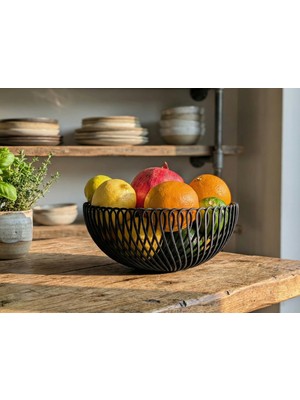 Generic Modern Spiral Tasarım Dekoratif Meyve Sepeti