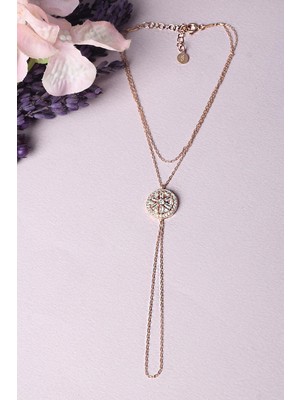 By Barun Şahmeran El Zinciri Yuvarlak Baget Taşlı 925 Ayar Gümüş Şahmeran