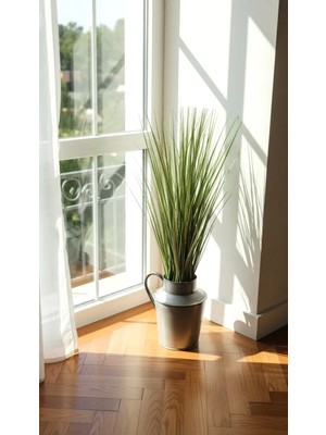 Home GreyfurtArt Vintage Country Metal İbrik Rustik Dekoratif Vazo Retro Salon ve Bahçe Çiçekliği Saksı Biblo Dekorasyon Eşyası